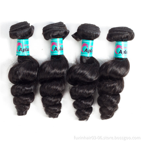 Qingdao Supplies Loose Wave Virgin Super Double Drawn Cuticle Aligned Hair Ali Express 10 a Grade 50 Inch Chinese Hair